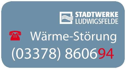 Störungstelefonnummer Wärme: 860694