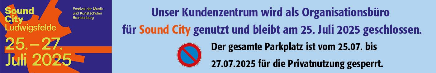 Banner Schließzeit SoundCity1