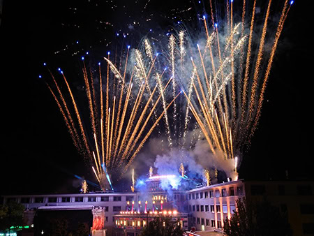 Spektakuläres Feuerwerk zum Abschluss SoundCity