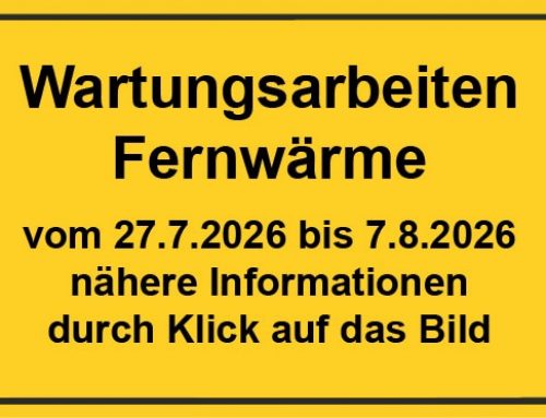 Wartung Fernwärme